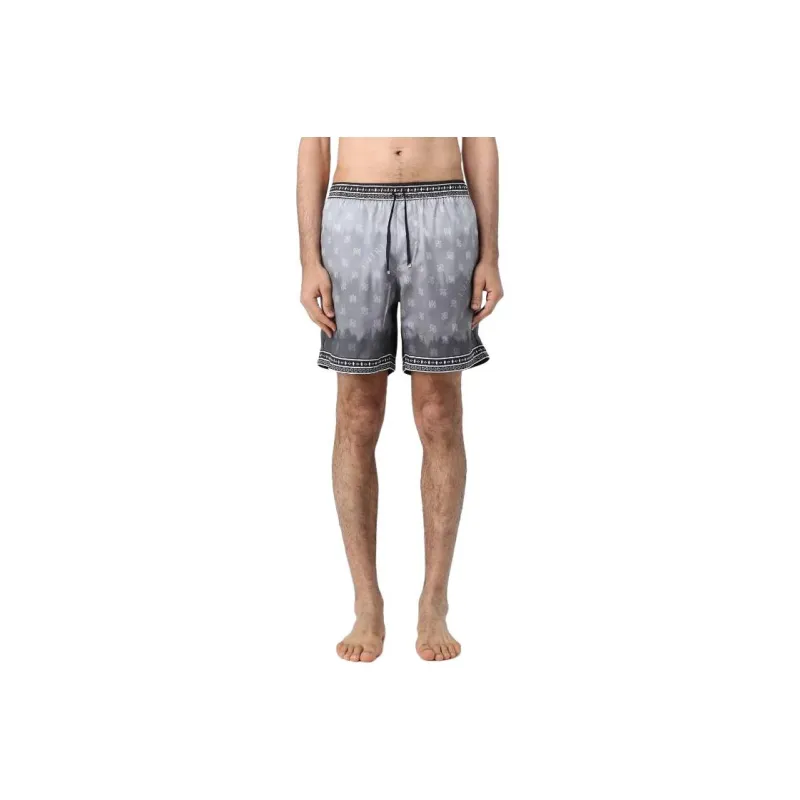 AMIRI Ma Paisley-print Silk Shorts-0