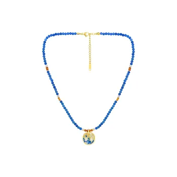 AGOVSKI Glass Necklaces Women's
