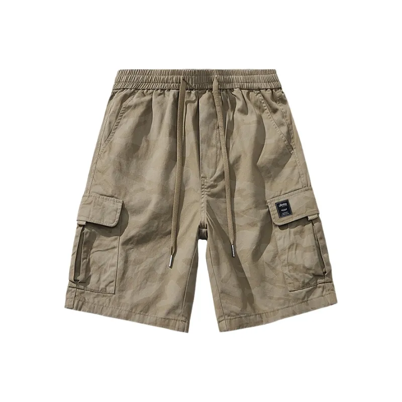 Jeep Fashion Sports Collection Cargo Shorts Unisex Dark Khaki-0
