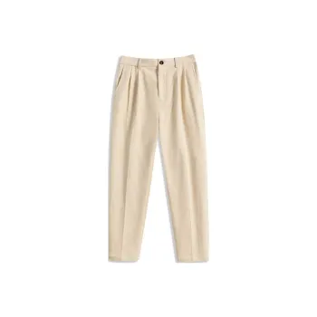 Hacikis Casual Pants Men's Ecru