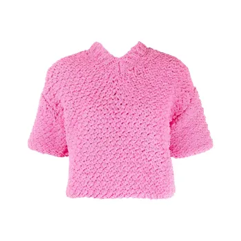 Bottega Veneta SS22 Loose Fit Sweater Women's Pink