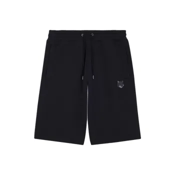 Maison Kitsune Bold Fox Head Patch Oversize Jog Shorts