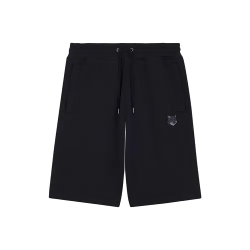 Maison Kitsune Bold Fox Head Patch Oversize Jog Shorts