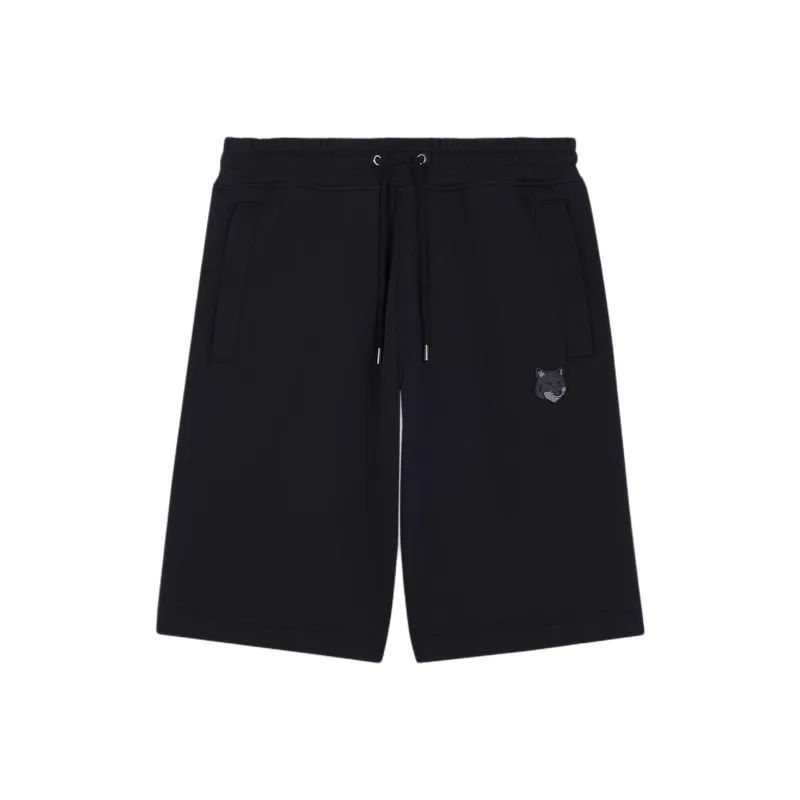 Maison Kitsuné Bold Fox Head Patch Oversize Jog Shorts-0