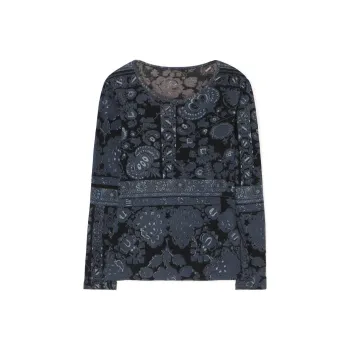 Yohji Yamamoto T Shirt Women's Black/Gray