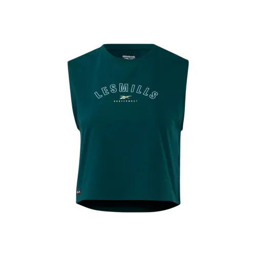 Reebok Lm Bc Vector Crop Tank Tank Tops Women's Green