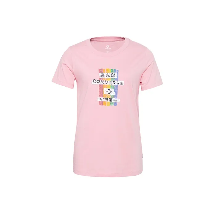 Converse T-Shirts Women's Pink-0