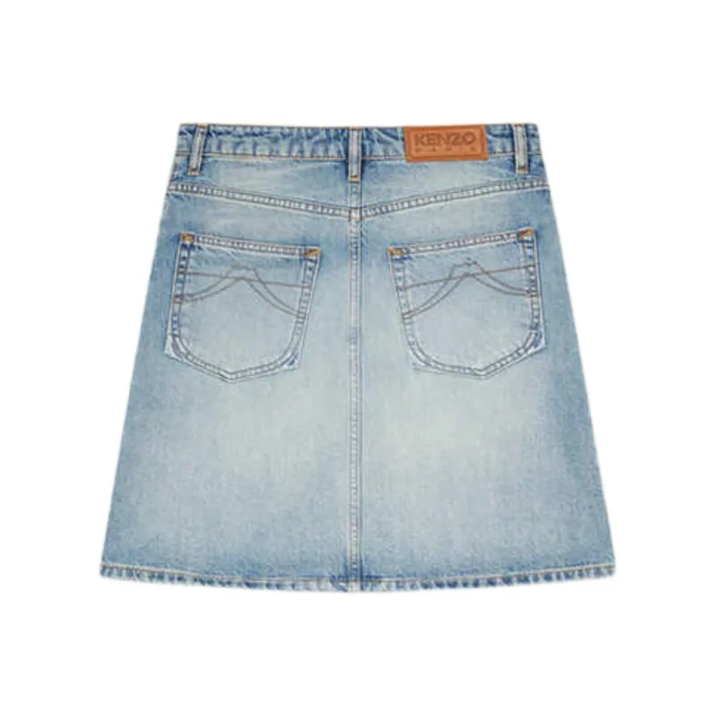 KENZO SS25 Denim Short Skirts Women's Blue-1