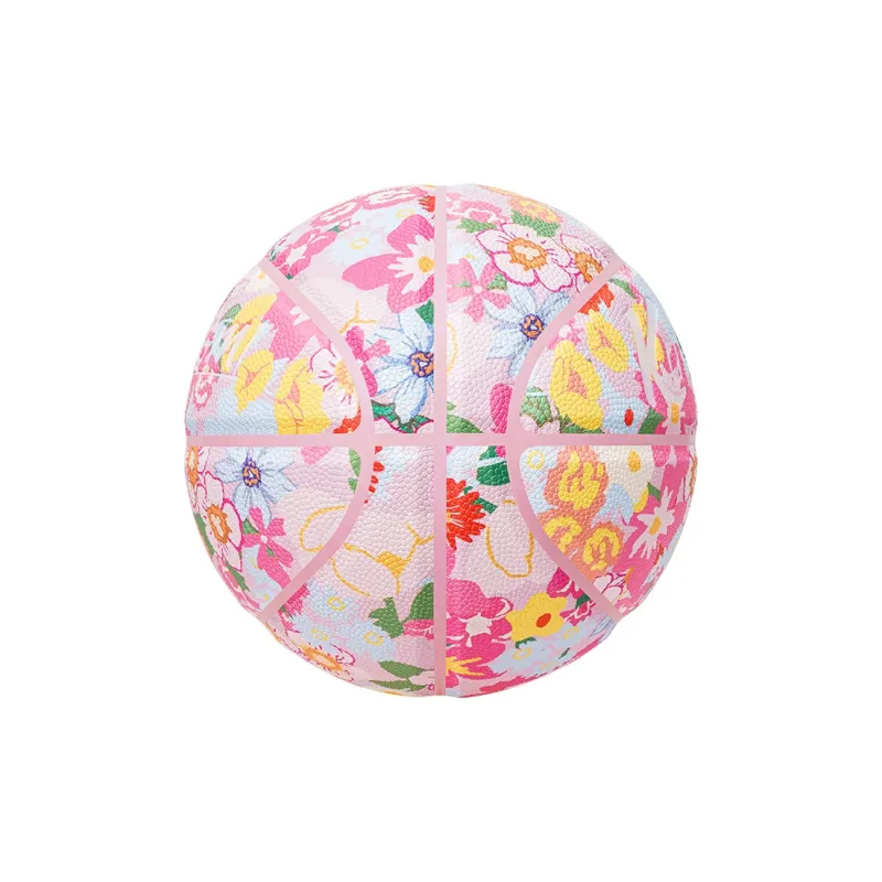 Kuangmi PU Basketball Pink Multicolor Size 7 Ball Street Unisex-5