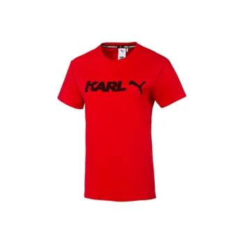 PUMA T Shirts Women's Bright Red