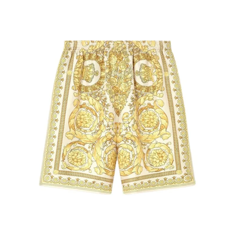 VERSACE Barocco Printed Bermuda Shorts-0