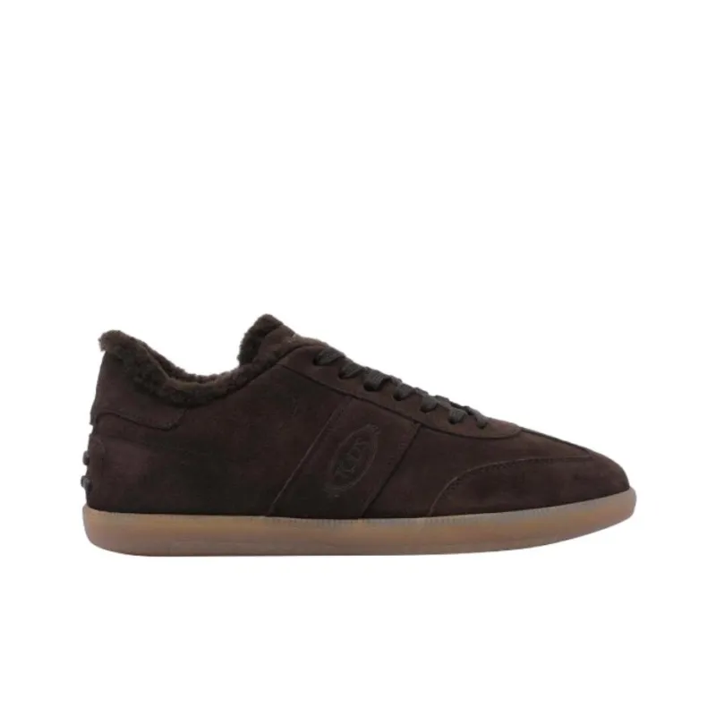 TOD'S Tabs Almond Toe Lace Up Sneakers-1