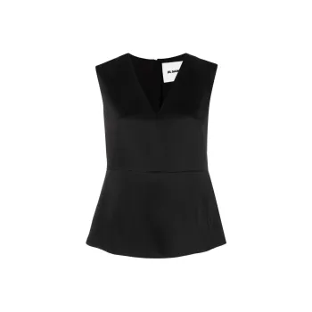 JIL SANDER V neck Tank Top