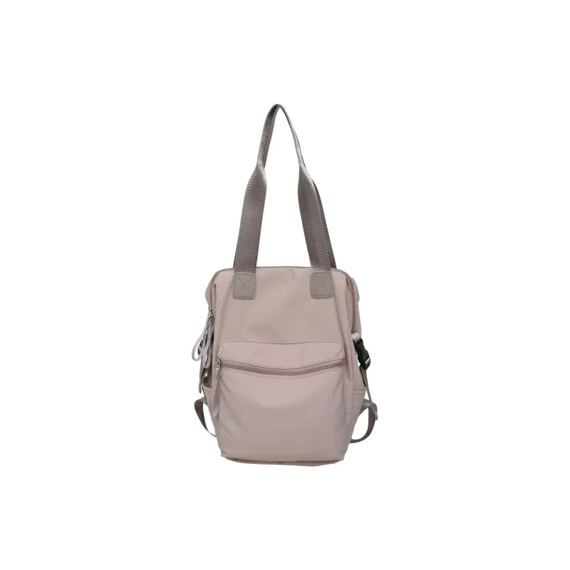 GEERDUN Nylon Backpack Shoulder Bag Regular Unisex Black/Purple/Khaki/Green-1