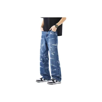 NVRFRGT Jeans Unisex Blue