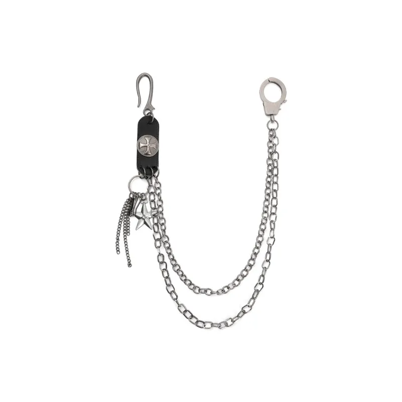 CHRROTA Metal Pants Chains Unisex-0