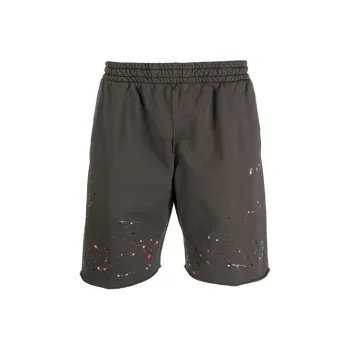 OFF WHITE SS21 Sports Shorts Men Dark Gray