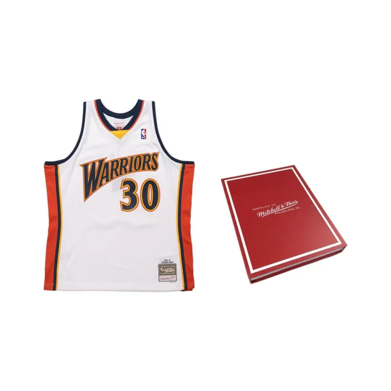 Mitchell Ness Basketball Jerseys Unisex White Gift Box Set-0
