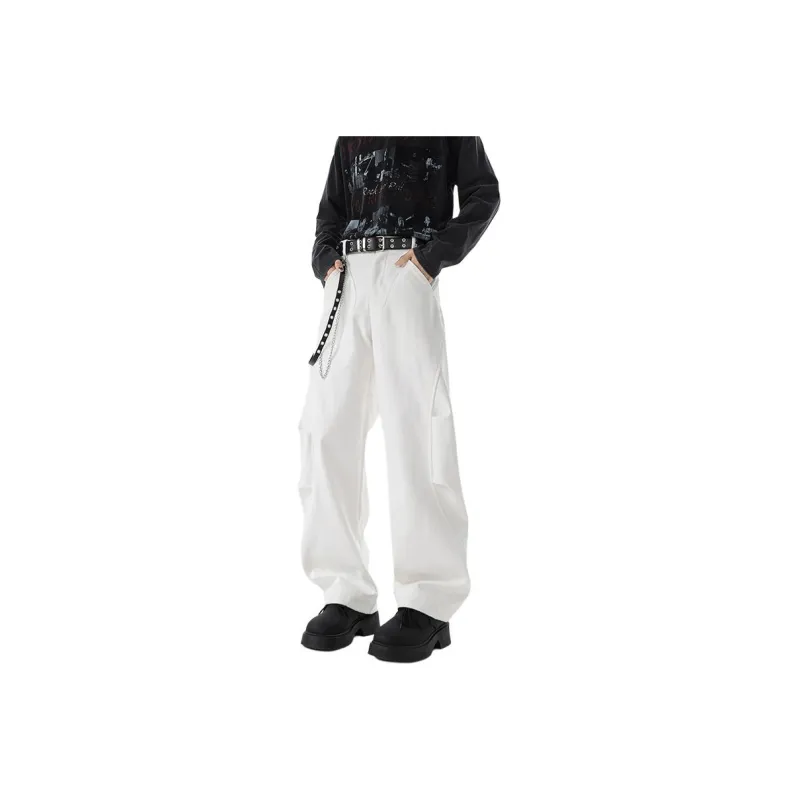 NOAHGIGI Casual Pants Unisex White-0