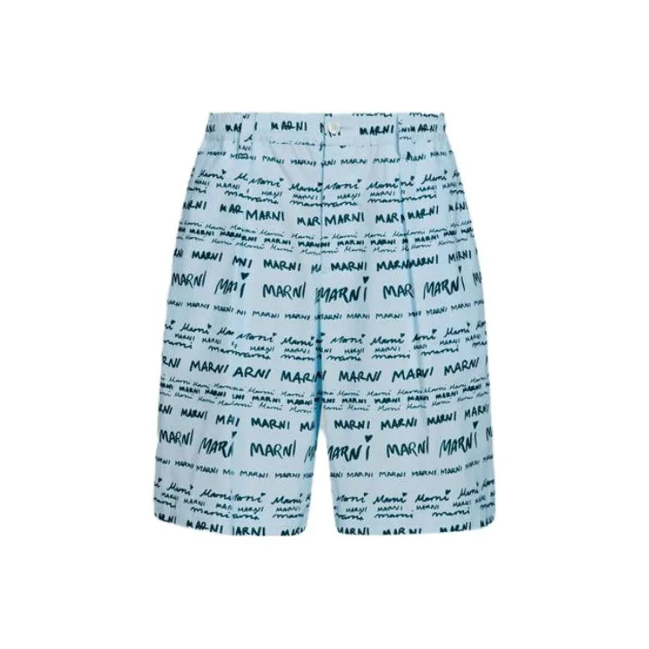 MARNI Drawstring Bermuda Pants-0