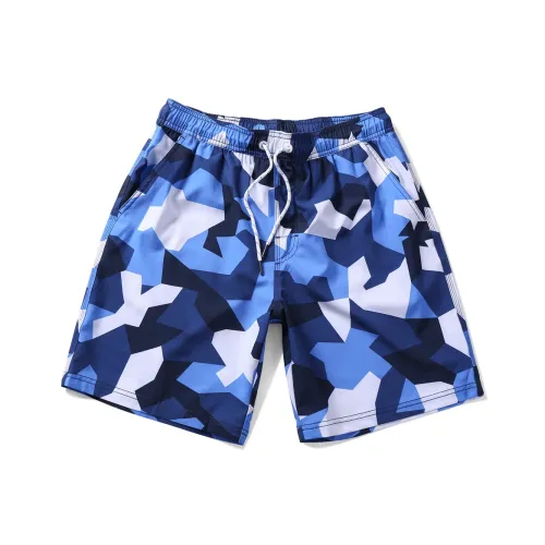 GAILANG Beach Shorts Men's Blue White