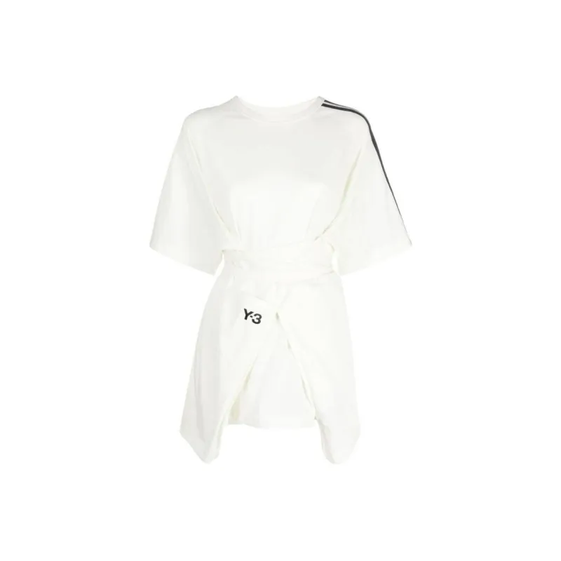 Y-3 Sail Closure Logo-print T-shirt-0