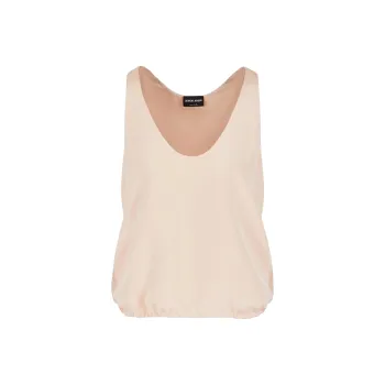 GIORGIO ARMANI Scoop Neck Sleeveless Top