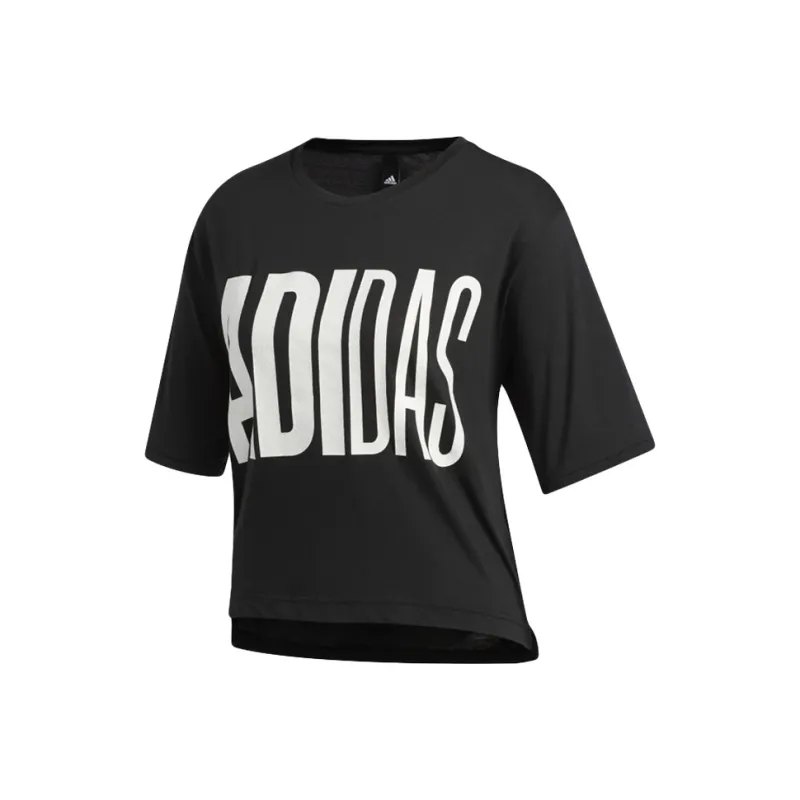 Adidas Crop Tops Women's Black-0