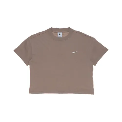 Nike Crop Tops Women's Malted Yellow