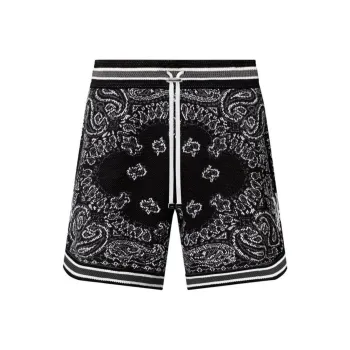 AMIRI Bandana Crochet Basketball Shorts