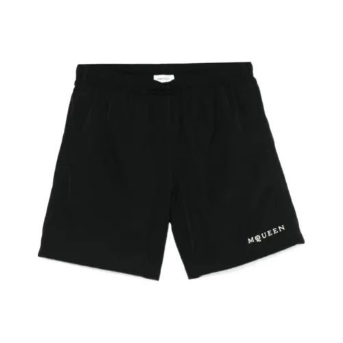 Alexander McQueen Logo embroidered Swim Shorts