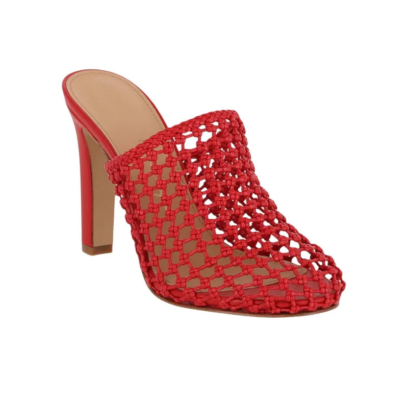 FERRAGAMO Closed Toe Slippers 9.5cm Women's Red-2