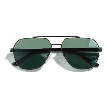 Conant Plate Frame Titanium Aviator Sunglasses Unisex