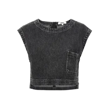 ONLY Tank Top Women's J09 Dark Denim Gray