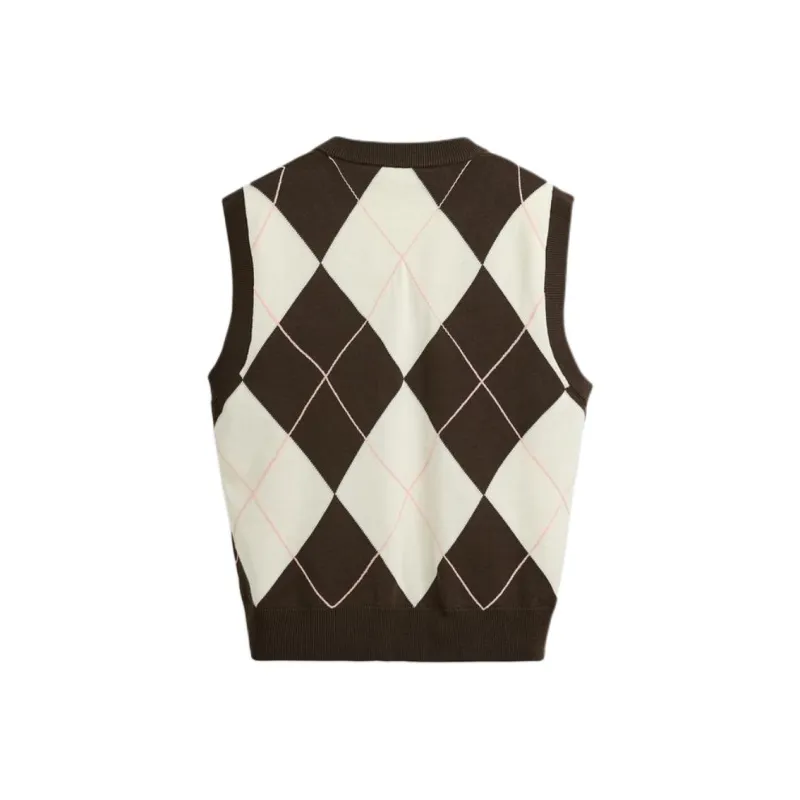 ZARA Tank Tops Men Brown-1