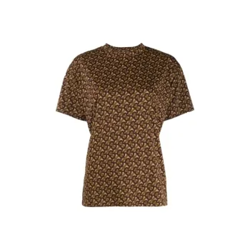 Burberry T Shirts Women's Brown