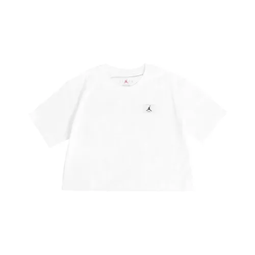 JORDAN Crop Tops Women's White