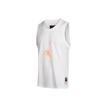 Jordan Basketball Jerseys Men White