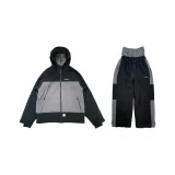 Black & Cloudy Gray Clothing Sets