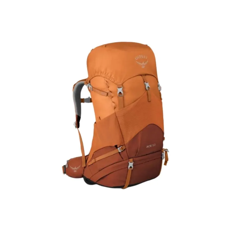 OSPREY Outdoor Bags Recycled Nylon Waterproof Fabric 50L Orange Kids'-0