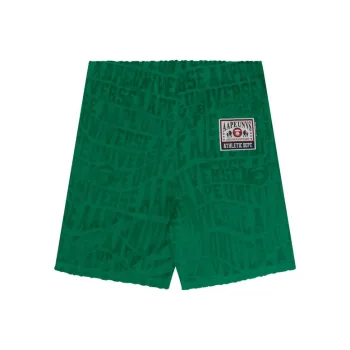 Aape Monogram pattern Terry cloth Shorts