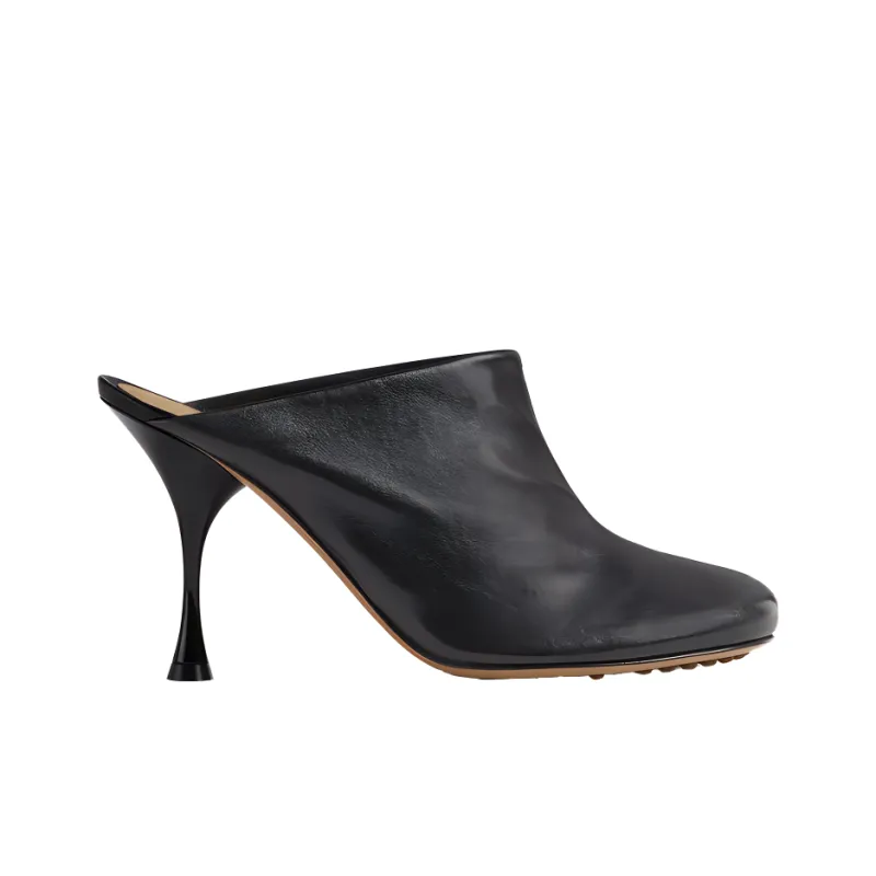 Bottega Veneta Leather Sandal Black Women's-1