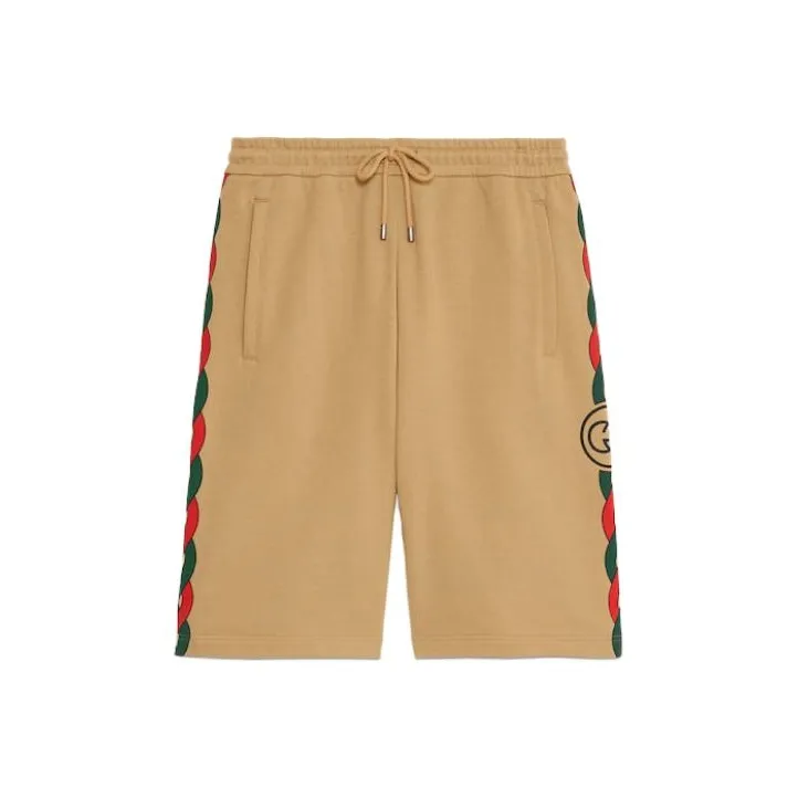 GUCCI Casual Shorts Men's Camel-0