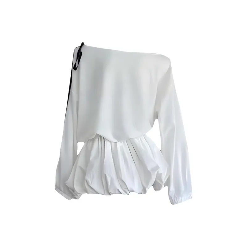 CZMO Long Sleeved Dress Women's White-1