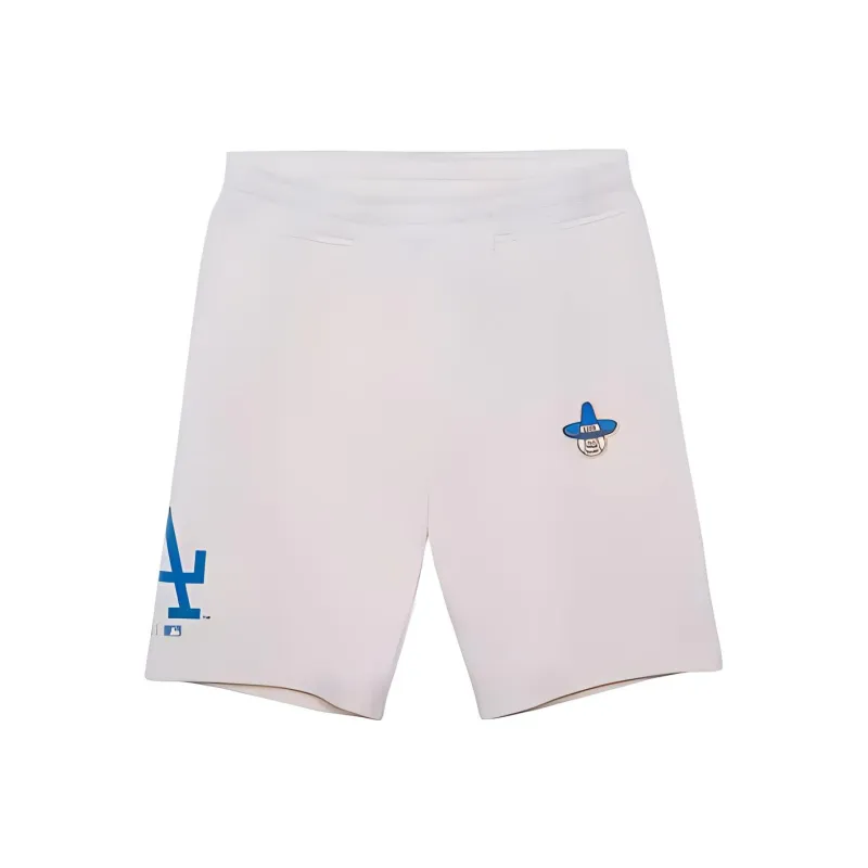 New Era x MLB Casual Shorts Unisex Ivory White-0