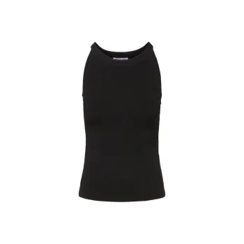 VERONICA BEARD Moulin Ribbed-knit Vest Top