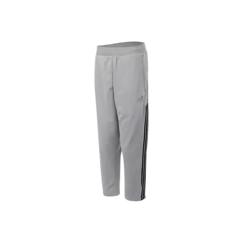 Adidas BASKETBALL FW24 TRACKSUIT BOTTOMS Knitted Sweatpants Men's Pure Quality Gray