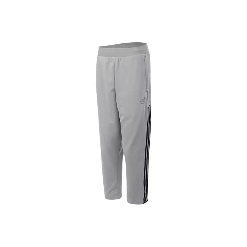 Adidas BASKETBALL FW24 TRACKSUIT BOTTOMS Knitted Sweatpants Men's Pure Quality Gray-0