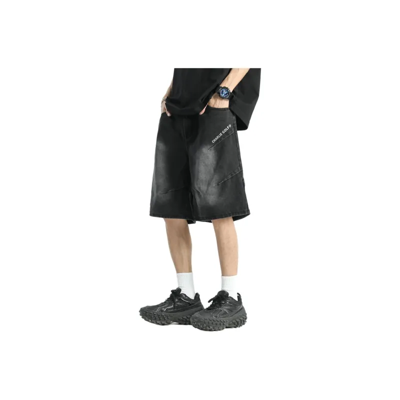 CHARLIE GOLF Denim Shorts Unisex-0