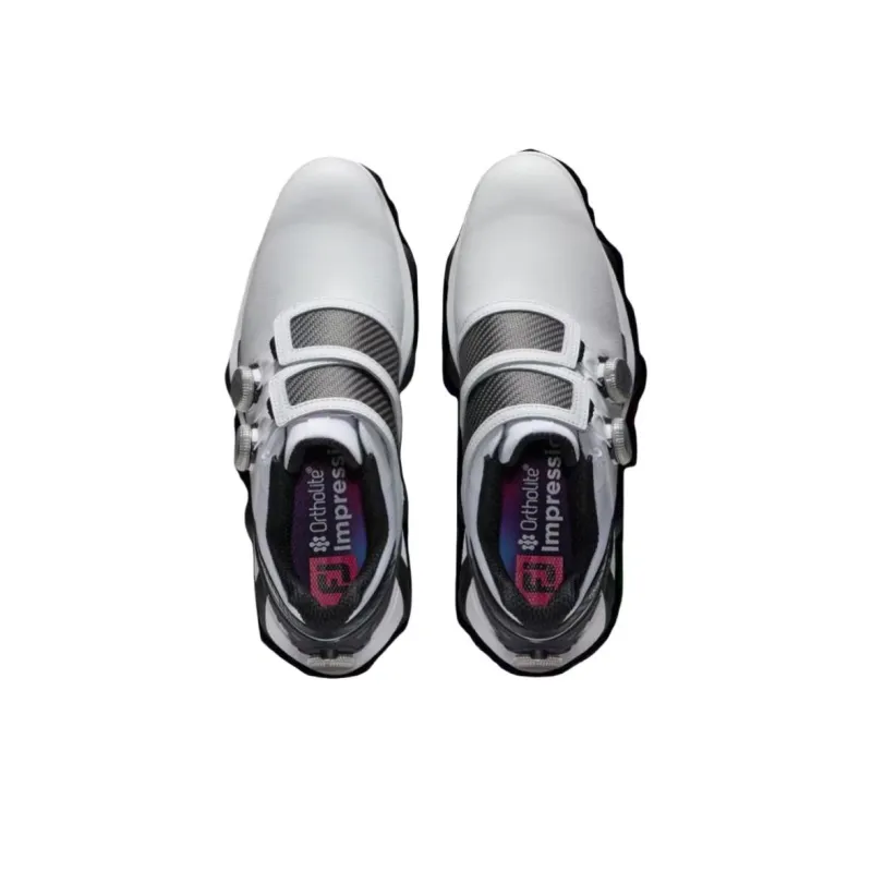 FOOTJOY Cushioning Waterproof Low Top Golf Shoes Men's White Black-3